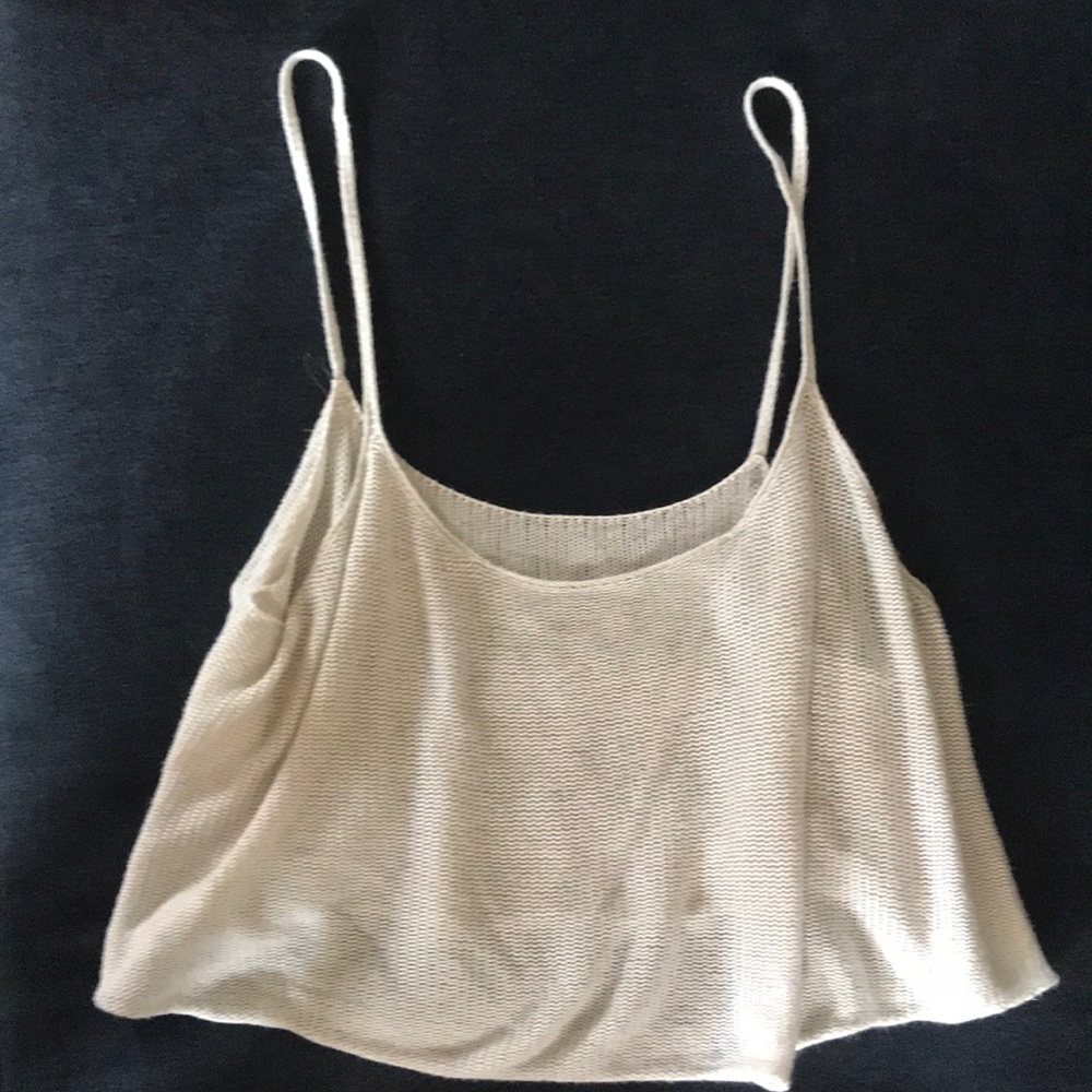 Knit Crop Tank Top